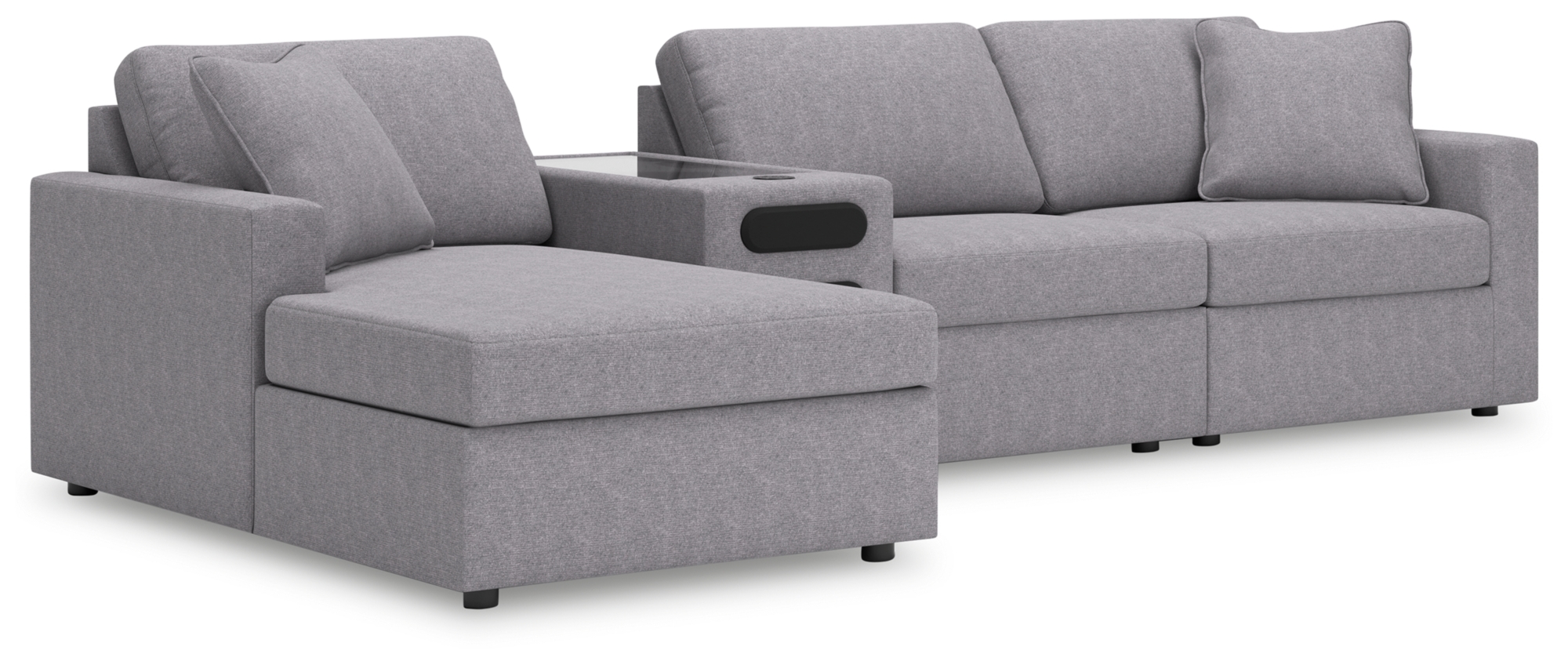4-Piece Sectional With Chaise