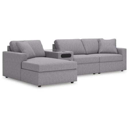 4-piece Sectional With Chaise