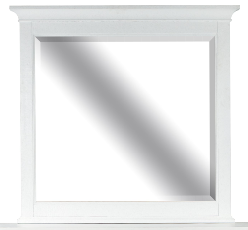 Modern Farmhouse Landscape Mirror with Crown Molding