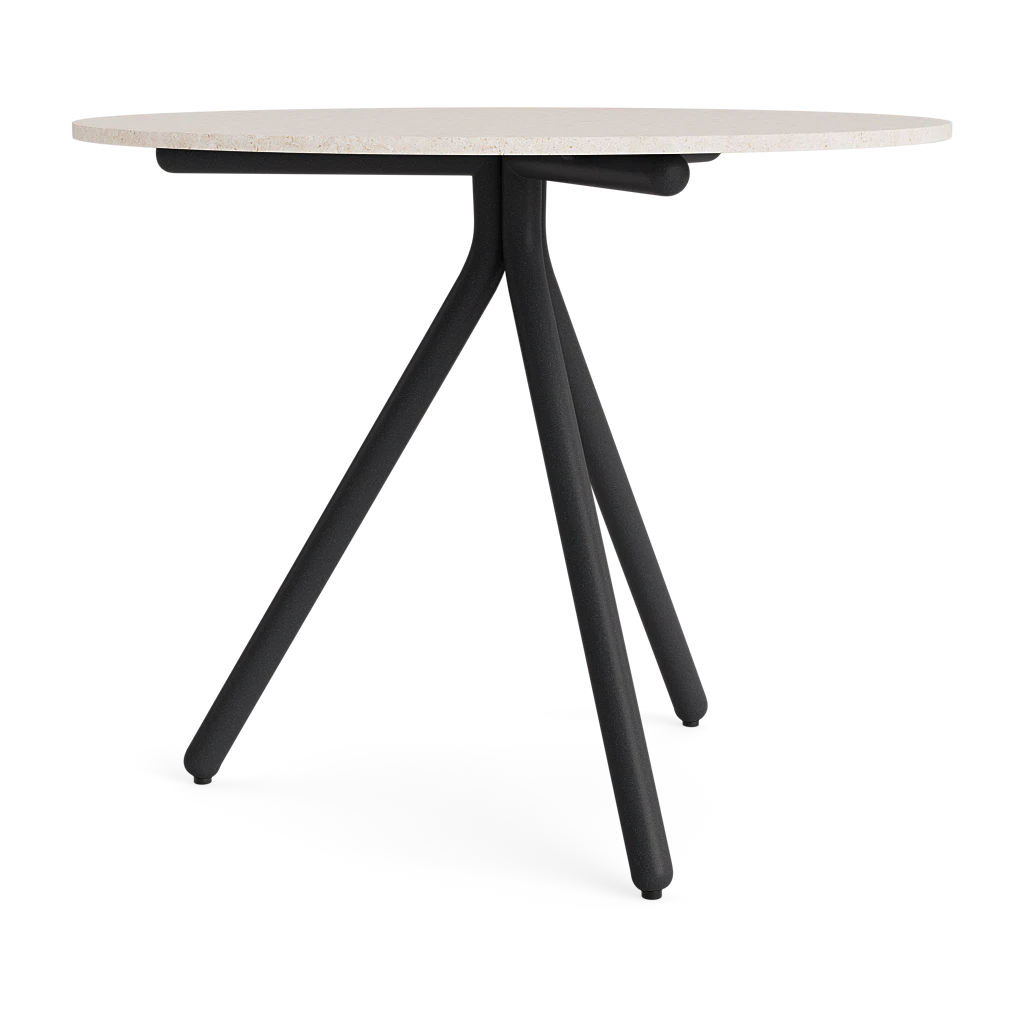 23" Rd. Aluminum Nesting Table w/Dekton Top