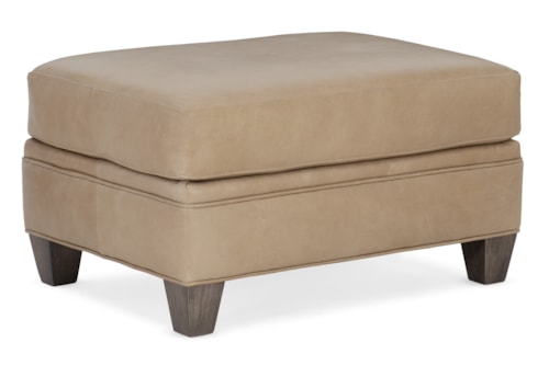 Transitional Accent Ottoman
