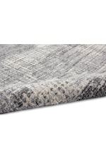 Calvin Klein Home by Nourison Ck950 Rush 4' Grey/Beige Round Rug