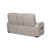 Signature Design by Ashley Furniture Boyington Power Recl Loveseat w/ Console & Adj Hdrsts