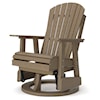 Benchcraft Hyland wave Outdoor Swivel Glider Chair