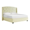 Elements Foster Upholstered Queen Platform Bed with Tufting