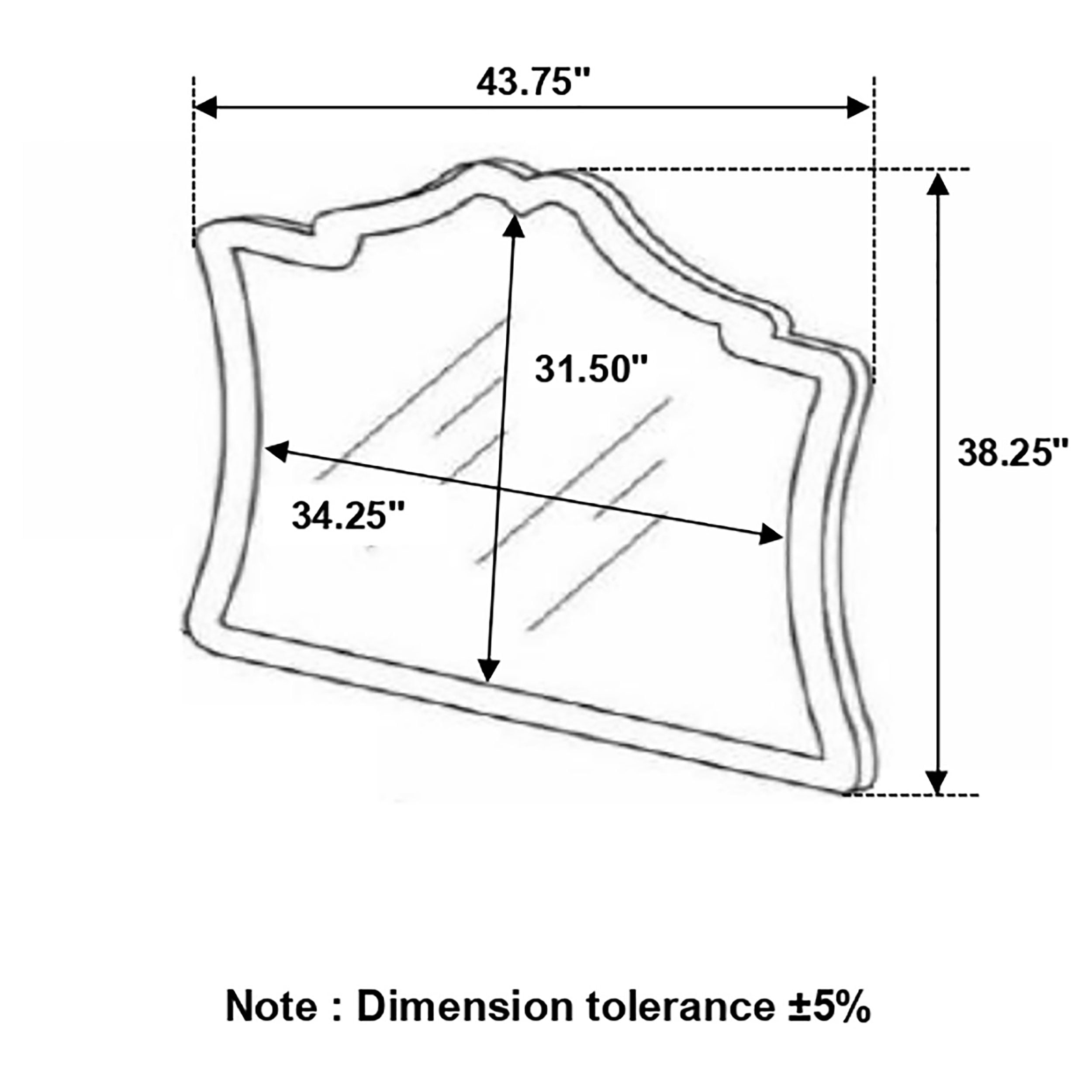 Coaster Antonella Dresser Mirror