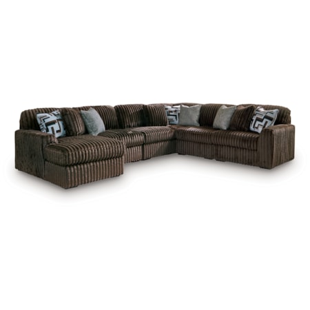 6-Piece Sectional With Chaise