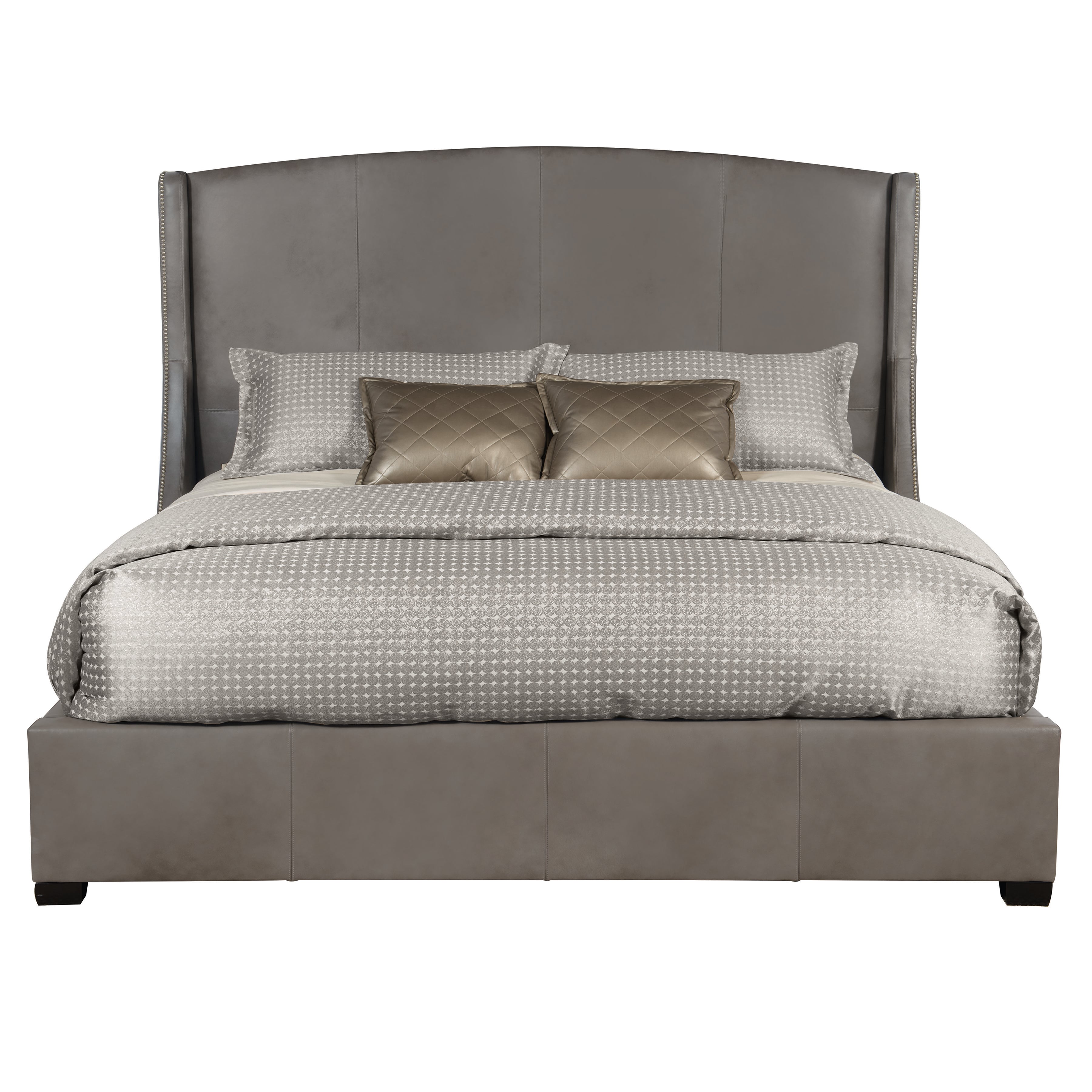 Breanna wing upholstered on sale bed frame