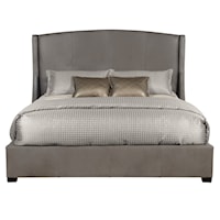 Cooper Leather Shelter Queen Bed