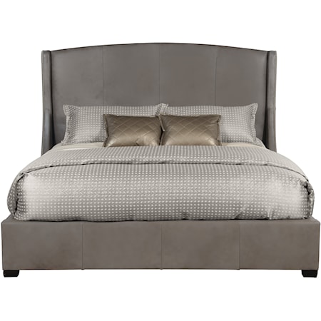 Cooper Leather Shelter Queen Bed