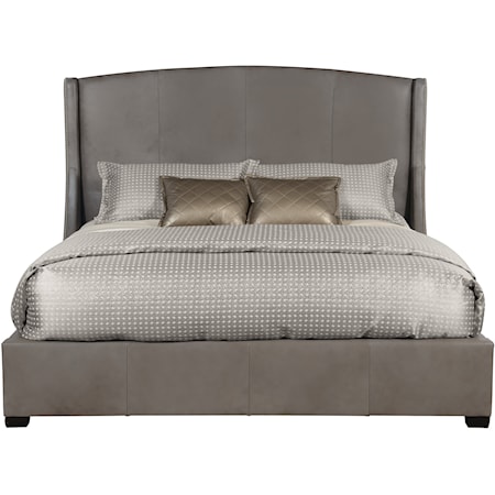 Cooper Queen Leather Wing Bed