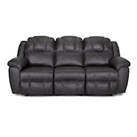 Casual Power Reclining Sofa with Integrated USB Port