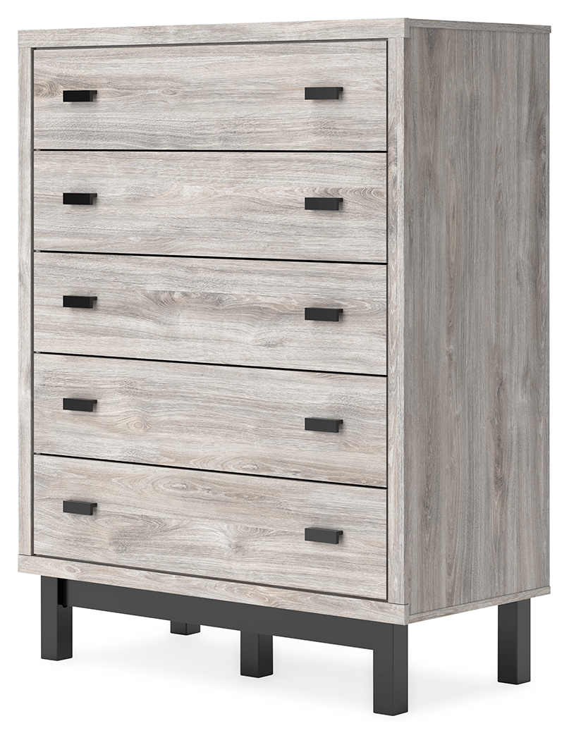 5-Drawer Wide Bedroom Chest