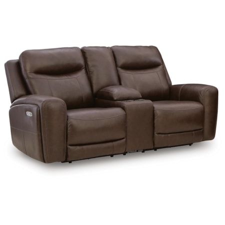 Pwr Rec Loveseat/con/adj Hdrst