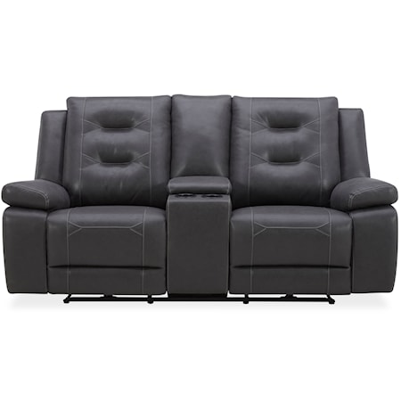 Power Reclining Console Loveseat