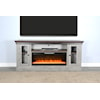 Sunny Designs 3649 TV Stand with Fireplace Insert