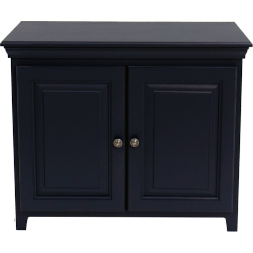 Solid Pine 2 Door Cabinet with 1 Adjustable Shelf