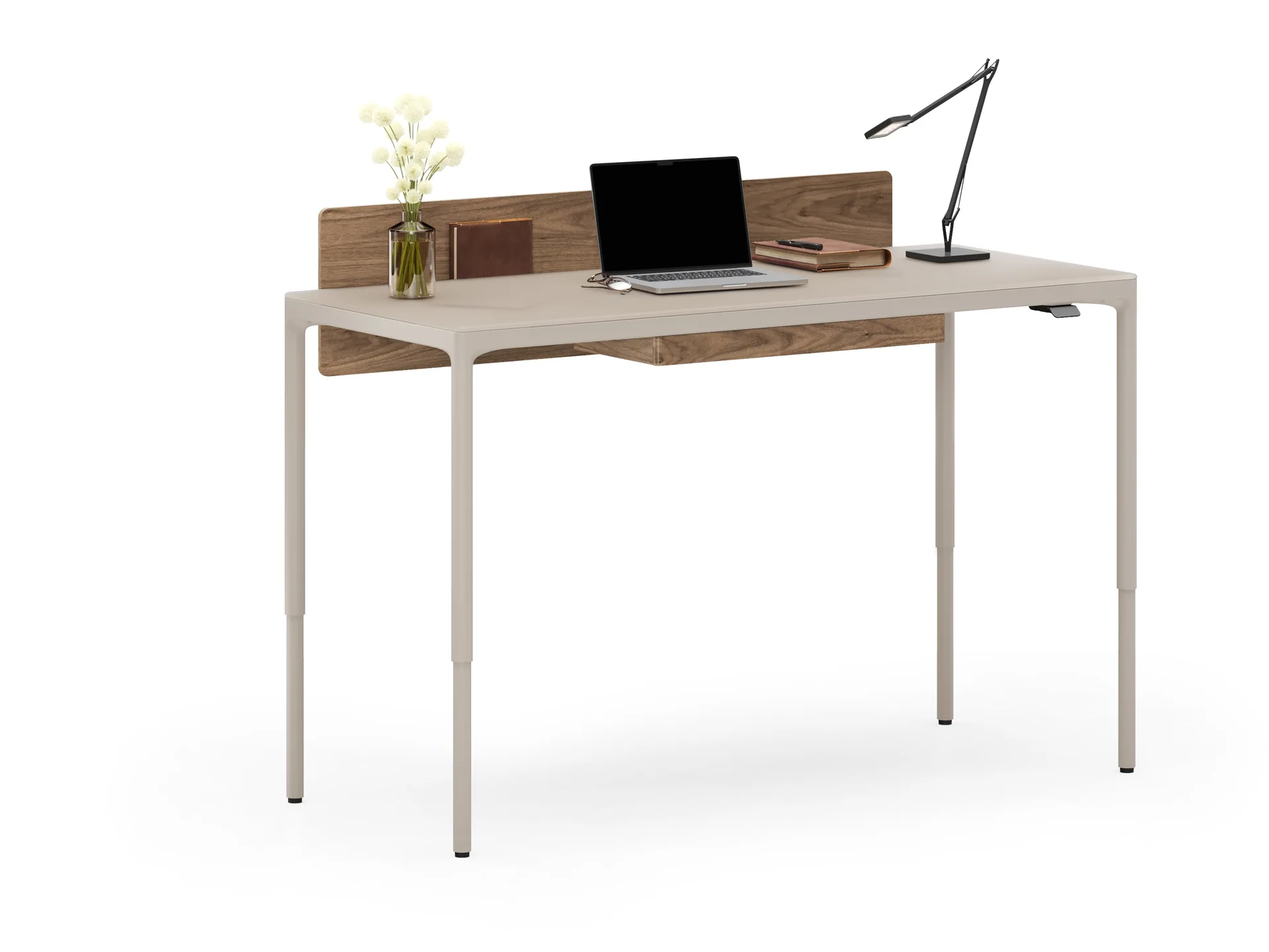 Modern 66" x 28" Sit+Stand Desk