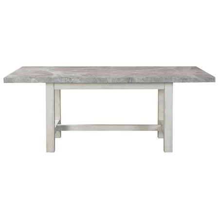 Modern Farmhouse Marble Top Dining Table