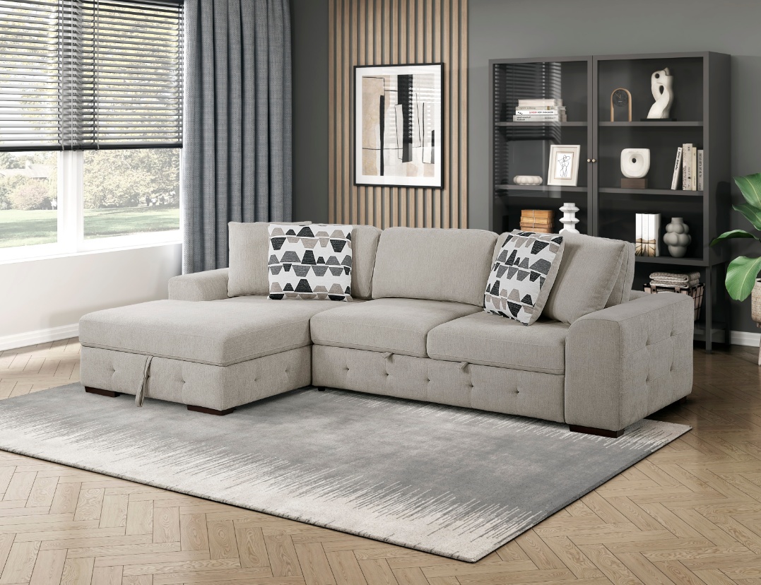 2-Piece Sectional Sofa with Left Chaise