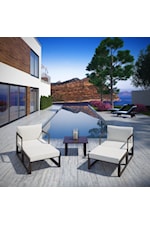 Modway Fortuna 6 Piece Outdoor Patio Sectional Sofa Set