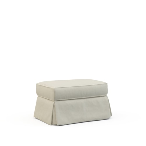 Traditional Ottoman with Roller Casters