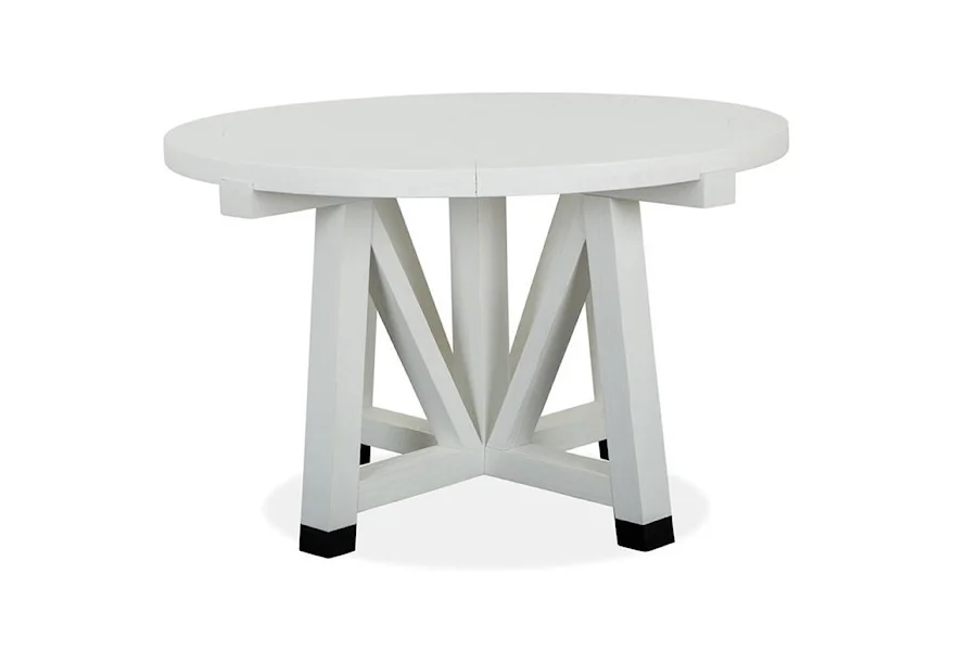 Harper Springs Dining Round Dining Table by Magnussen Home at Stoney Creek Furniture 