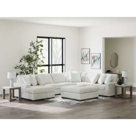 5-Piece Sectional With Chaise