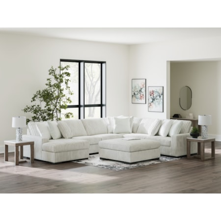 5-Piece Sectional With Chaise