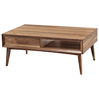Mid-Century Modern Coffee Table with Storage