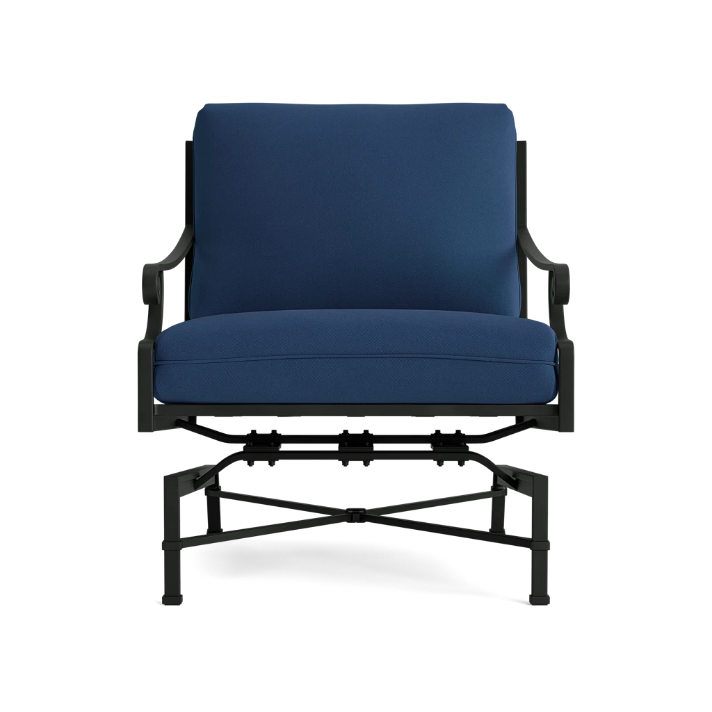 Scroll-Arm Motion Lounge Chair