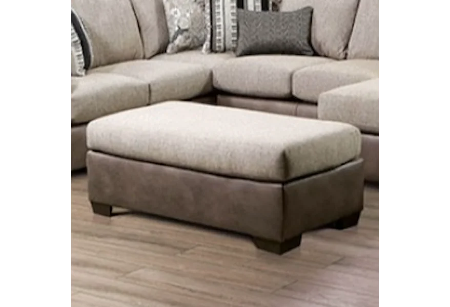 Ashenweald Ottoman by Furniture of America at Dream Home Interiors