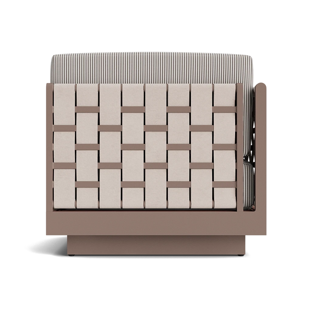 Huntley Square Cushioned Corner Chair