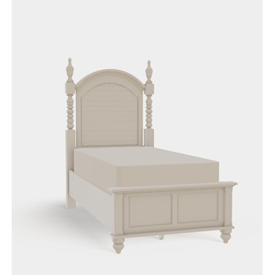 Mavin Charleston Group Charleston Arch Panel Twin XL Low Footboard