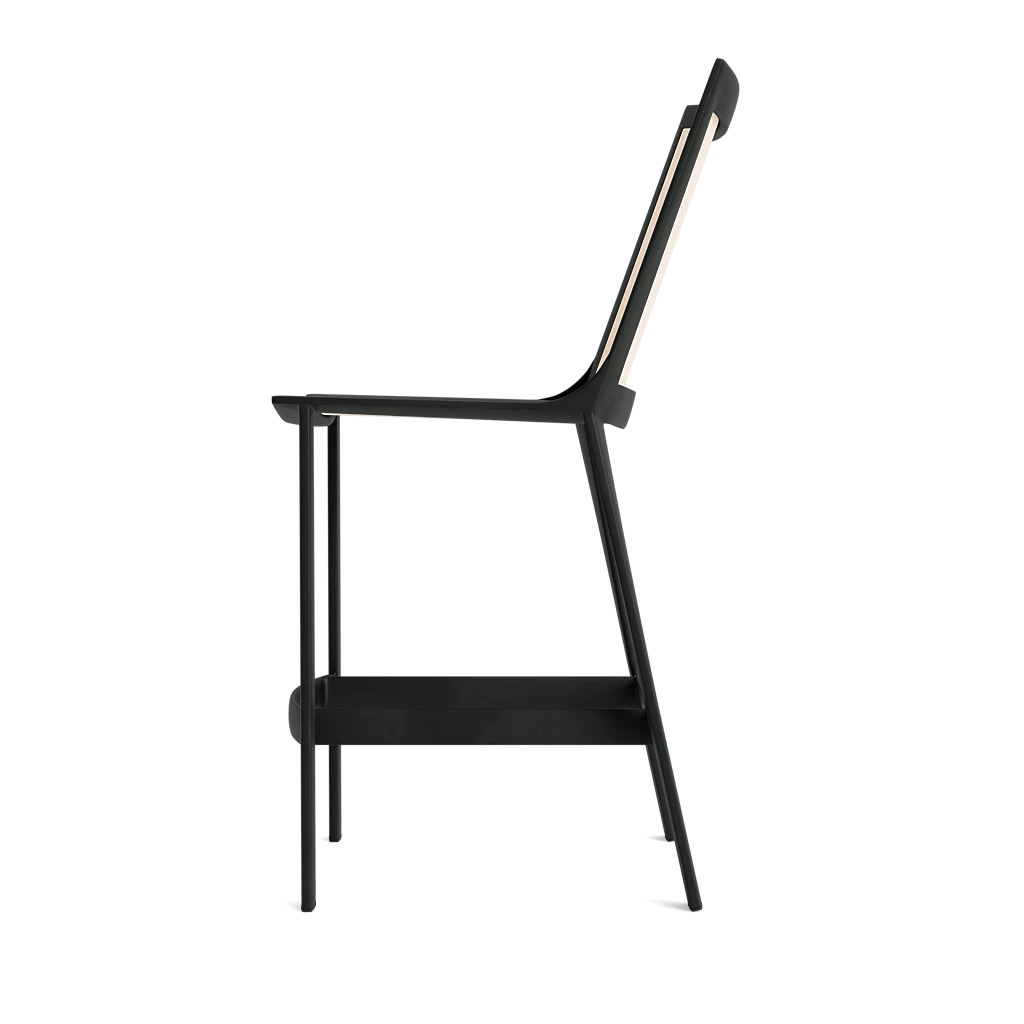 Brown Jordan Parkway Modern Full-Back Sling Barstool