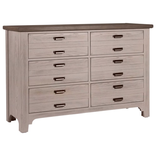 Transitional 6-Drawer Dresser