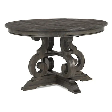 Transitional 48" Round Dining Table with