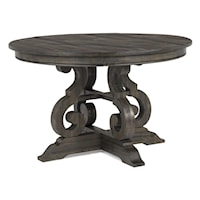 Transitional 48" Round Dining Table with