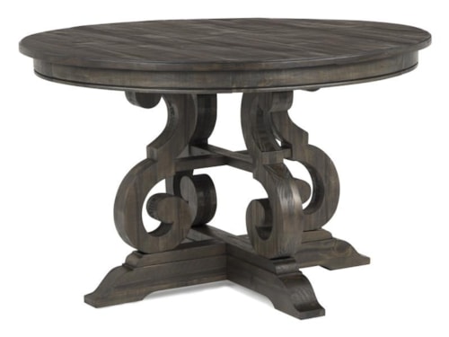 Transitional 48" Round Dining Table with