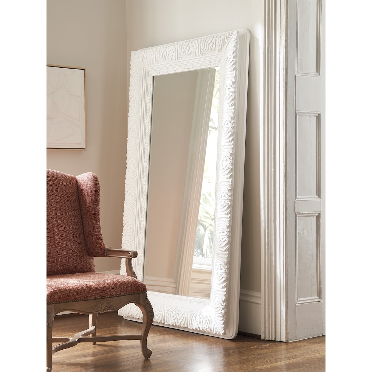 Barclay Butera Villa Blanca Alicante Floor Mirror