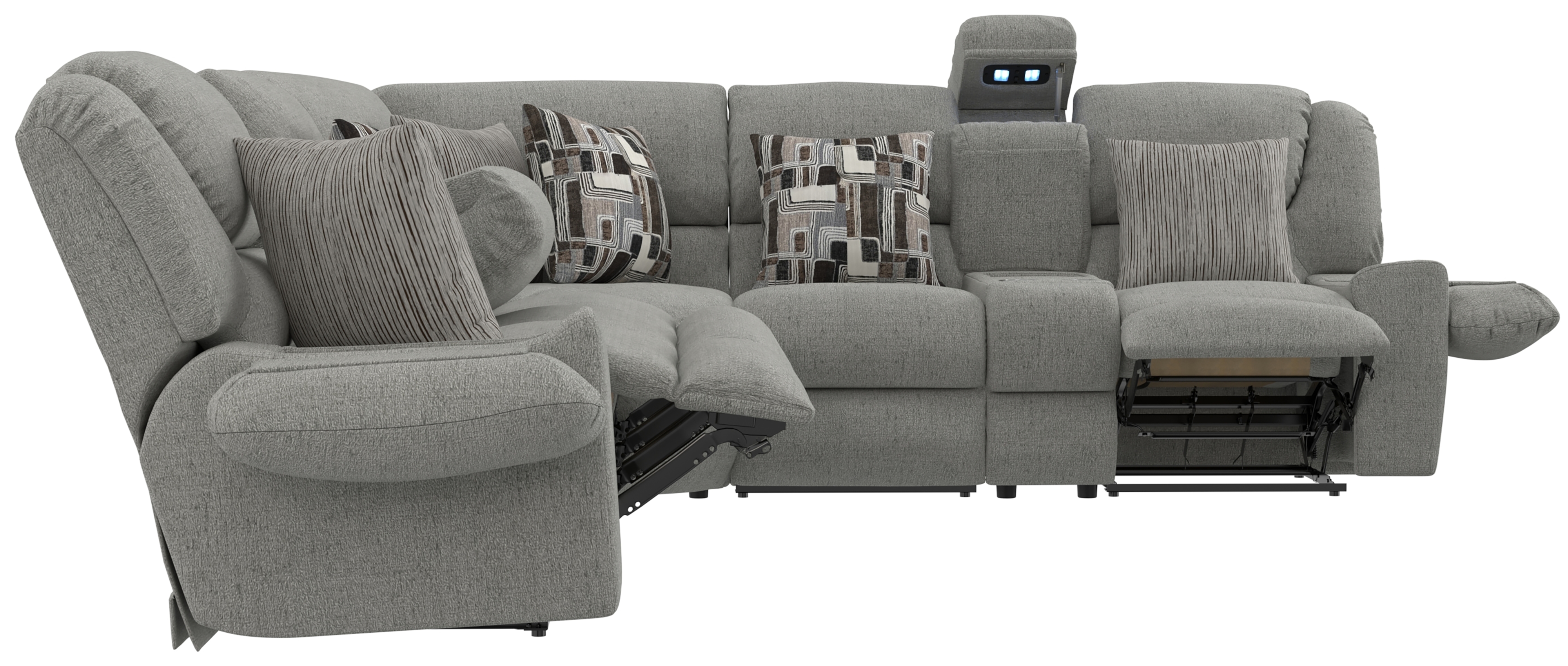 Catnapper Quinn 3-Piece Reclining Sectional Sofa