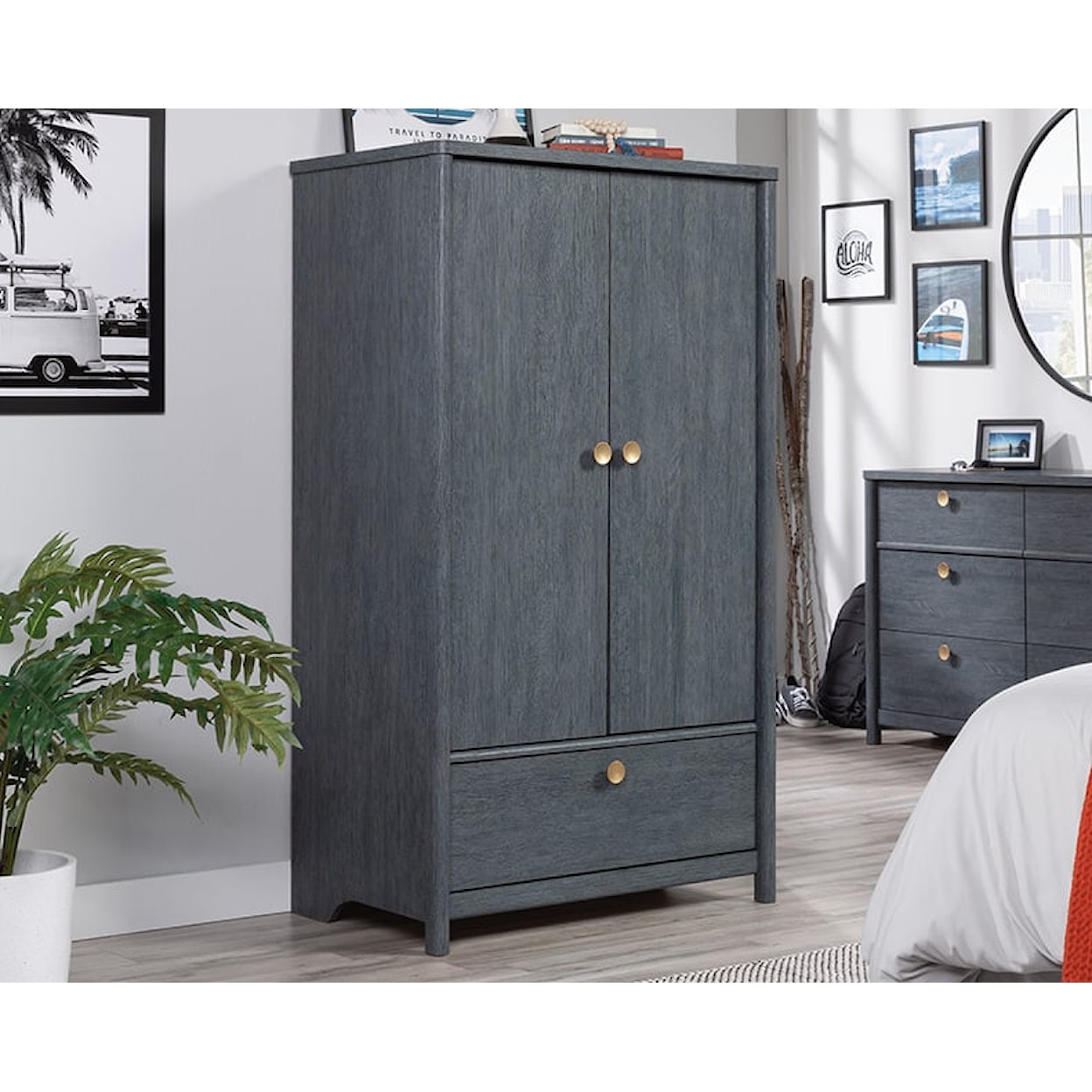 Sauder Dover Edge Two-Door Bedroom Armoire