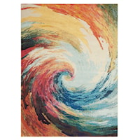 3'11" x 5'11" Wave Rectangle Rug