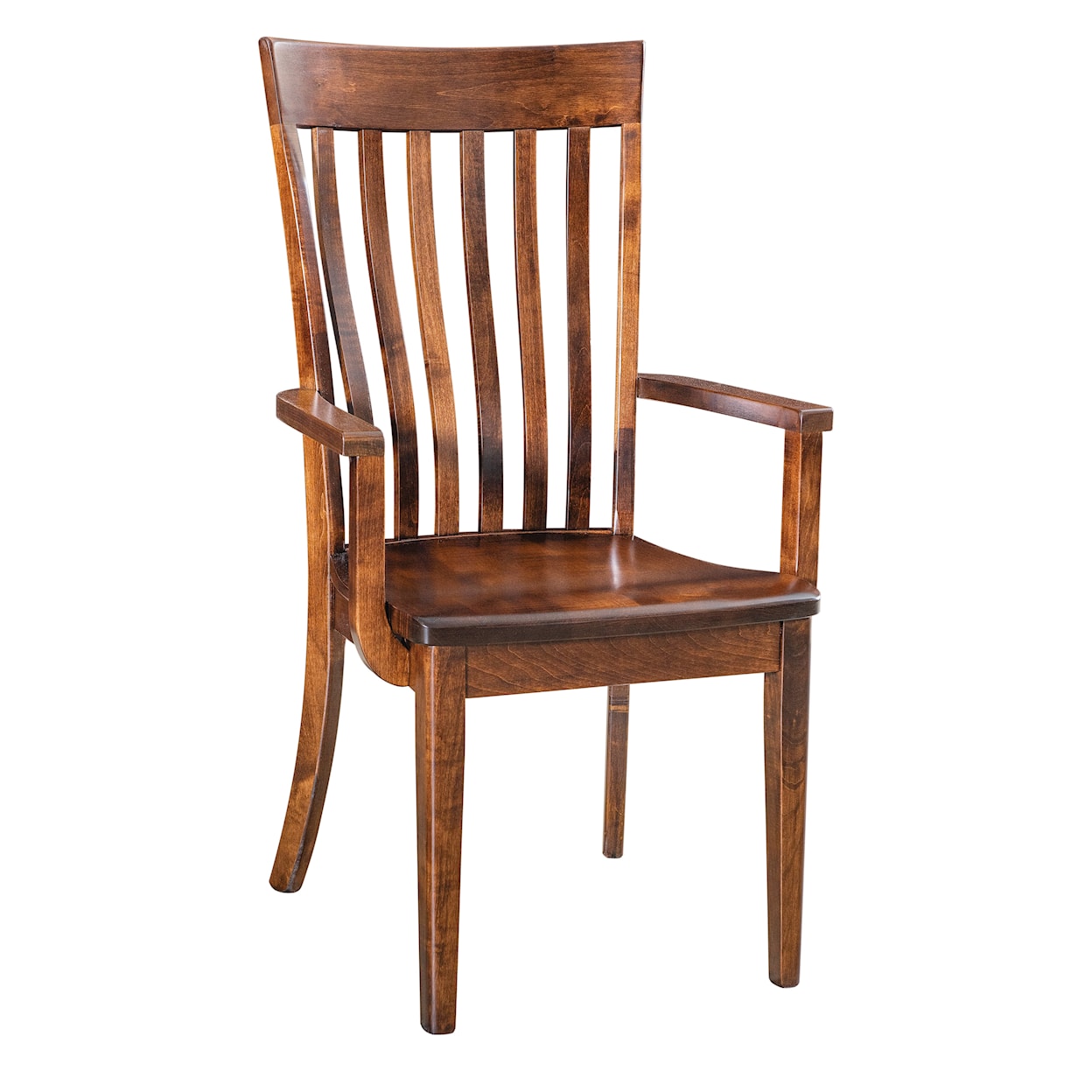 Archbold Furniture Amish Essentials Casual Dining Nathan Dining Arm Chair