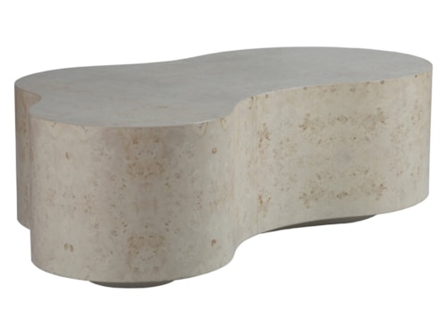 Transitional Asymmetrical Cocktail Table