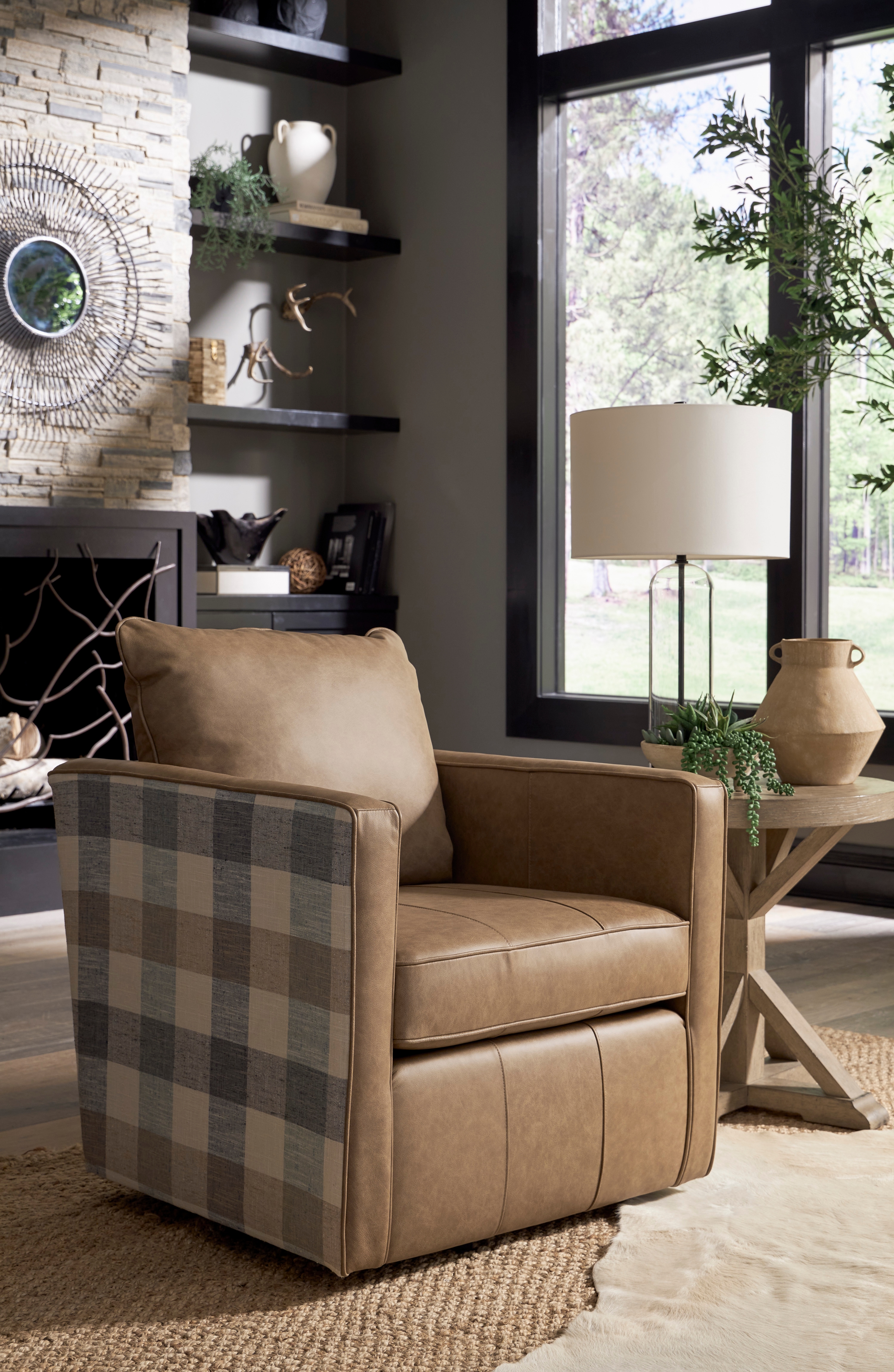 Best Home Furnishings Field & Stream Swivel Glider Chair