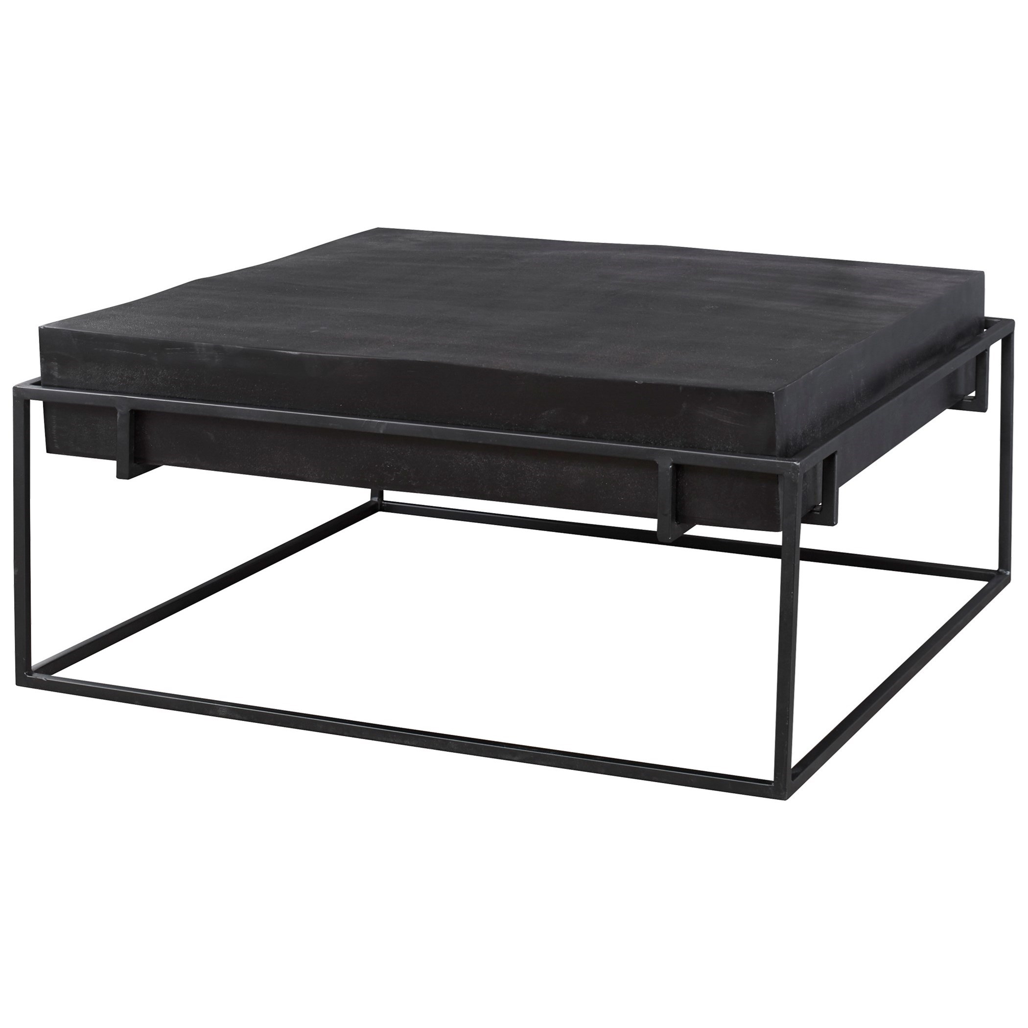 Uttermost Accent Furniture - Occasional Tables Telone Modern Black Coffee Table