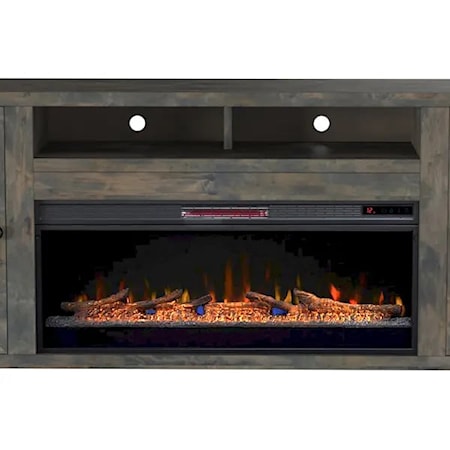 84&quot; Fireplace Console