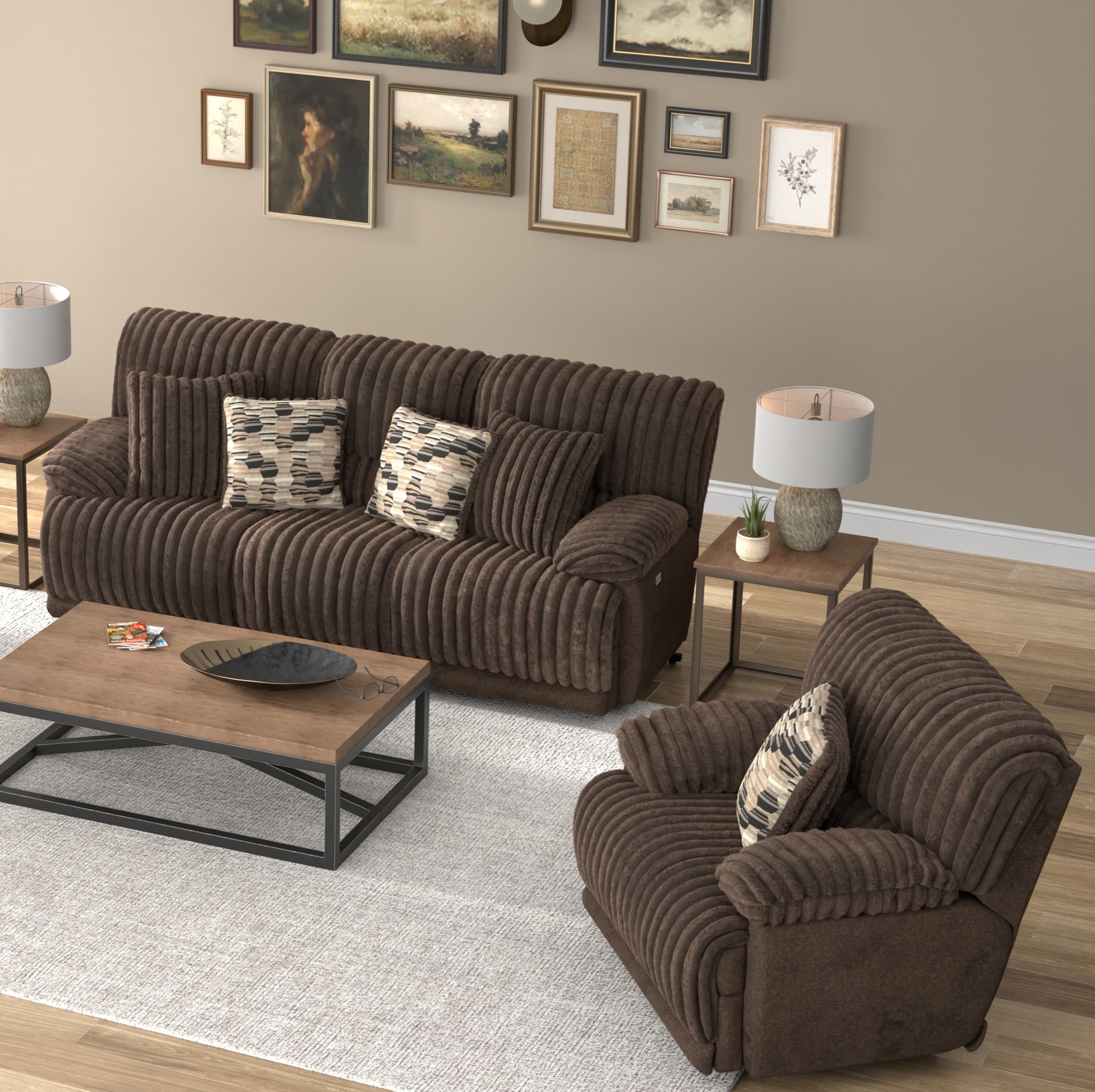 Catnapper Hollifield 2-Piece Power Reclining Living Room Set