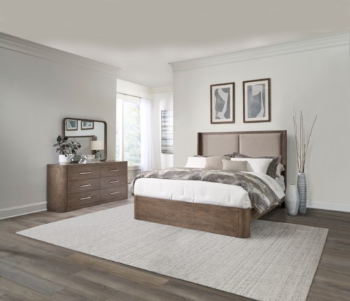 Contemporary 3-Piece Queen Shelter Bedroom Set